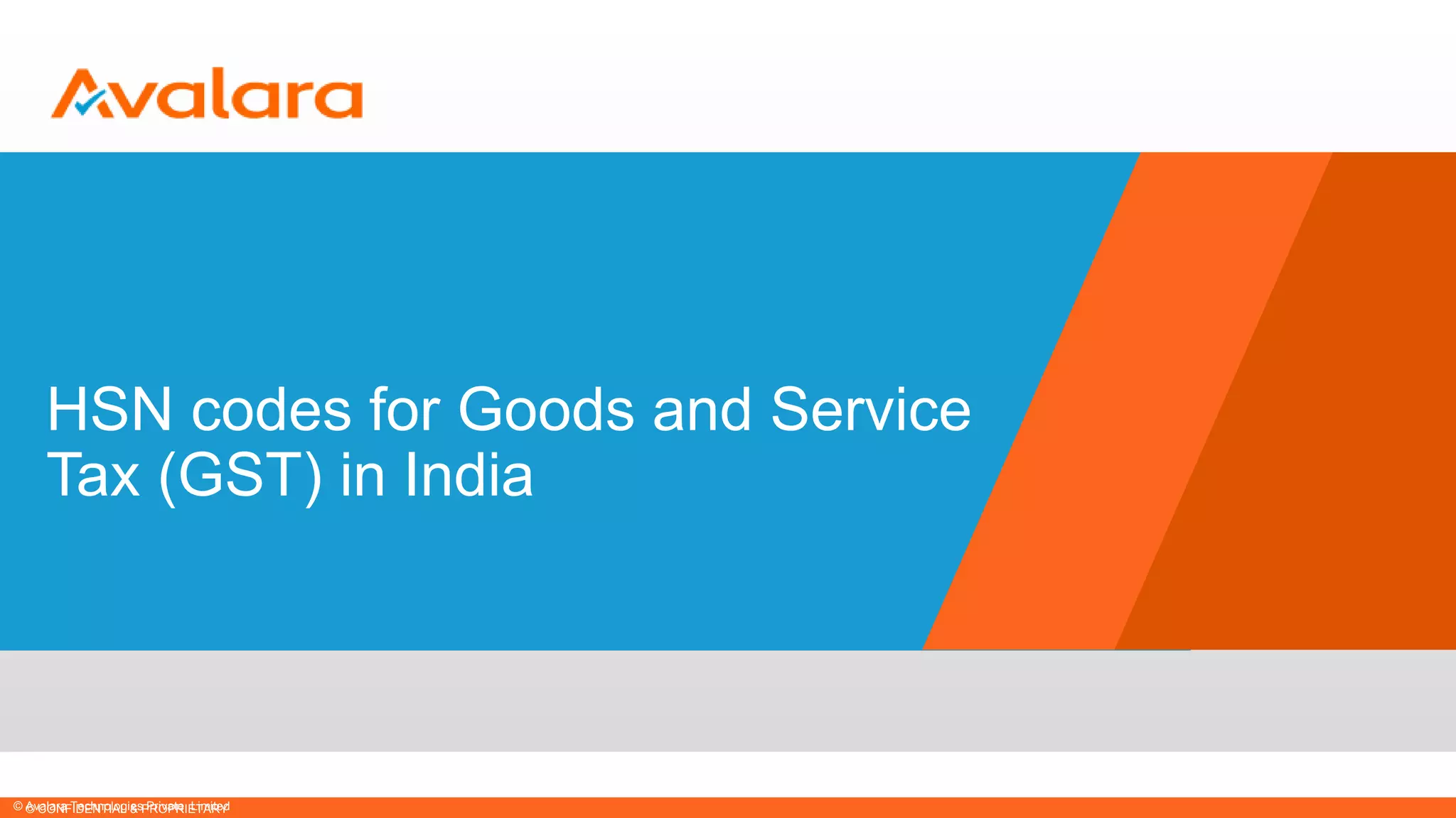 HSN codes for goods and service tax (GST) in india PPT