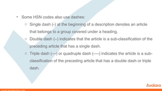 PPT on HSN Codes for educational purposes | PPTX
