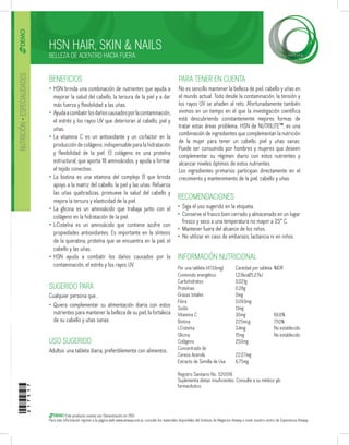 NUTRILITE HSN - HAIR, SKIN & NAILS | PDF