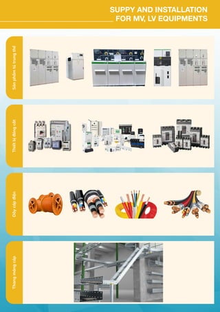 Sản
phẩm
tủ
trung
thế
Thiết
bị
đóng
cắt
Dây
cáp
điện
Thang
máng
cáp
SUPPY AND INSTALLATION
FOR MV, LV EQUIPMENTS
 