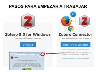 PASOS PARA EMPEZAR A TRABAJAR
 