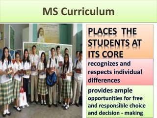 MS Curriculum
 