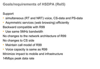 HSDPA in General
 