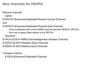 Internet server
RNC
Node-B
UE
RLC layer retransmissions by AM-RLC
TCP layer retransmissions.
(incl. slow start effect)
MAC/L1 retransmissions.
•To be noted:
•AM and UM-RLC can be utilised on top of HSUPA
•Traffic only from PS domain: Conversational, Streaming, Interactive and Background
Retransmissions in HSUPA
 