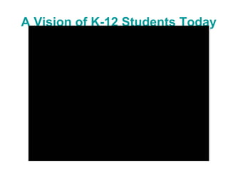 A Vision of K-12 Students Today 