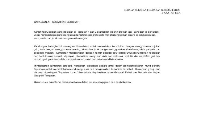 Soalan Carta Pai Geografi Tingkatan 3 - Malacca t