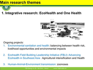 Highlights of research partnership between Hanoi School of Public Health (HSPH) and Swiss institutions: Institutional capacity development
