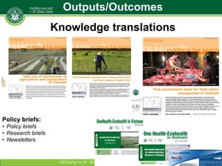 Highlights of research partnership between Hanoi School of Public Health (HSPH) and Swiss institutions: Institutional capacity development