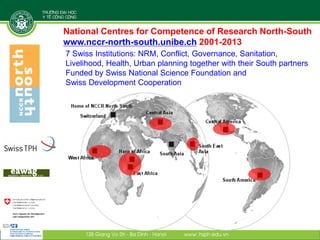 Highlights of research partnership between Hanoi School of Public Health (HSPH) and Swiss institutions: Institutional capacity development