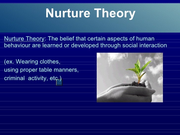Nature Vs Nurture The Theory Of Serial