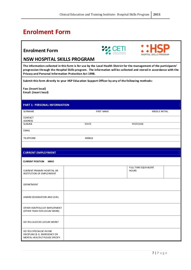 HSP Orientation Manual 2011