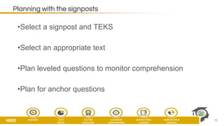 Hs reading signposts | PPTX