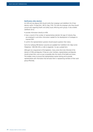 Hsr Election Hsr handbook | PDF