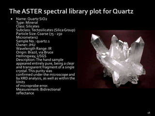 However, spatial resolution is a factor in addition to spectral resolution. If the pixels are too large, then multiple objects are captured in the same pixel and become difficult to identify.