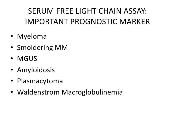 Serum Free Light Chains