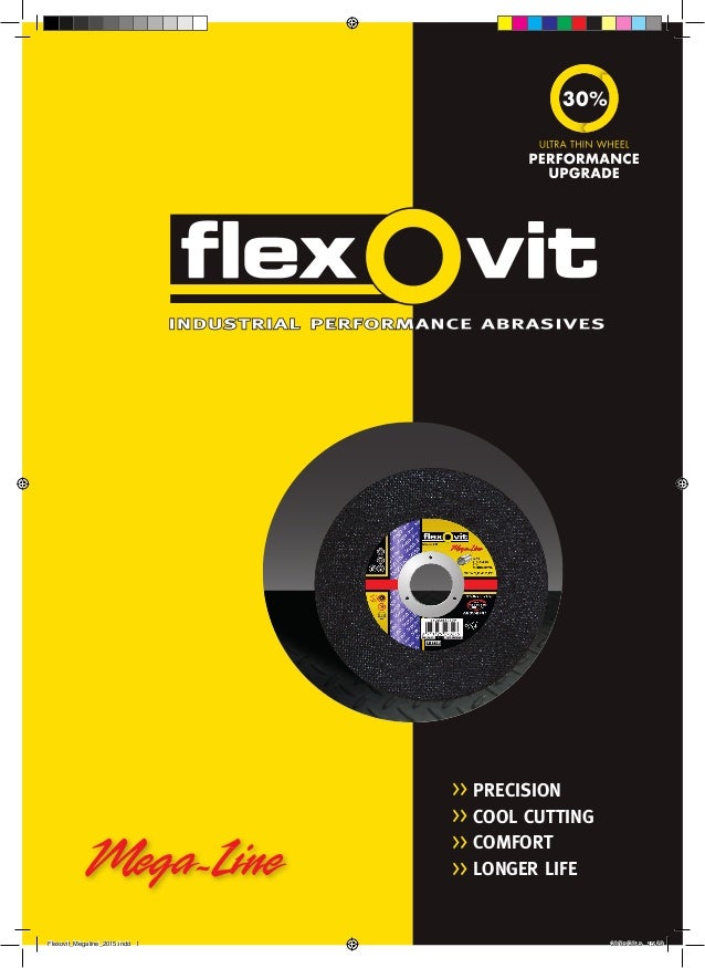 Brochure Flexovit MegaLine cuttingoff wheels