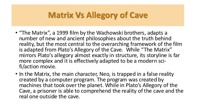 Allegory Of The Cave Movie Analysis