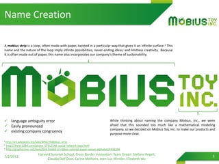 Activity 1 Mobius Toy, Inc. | PPT