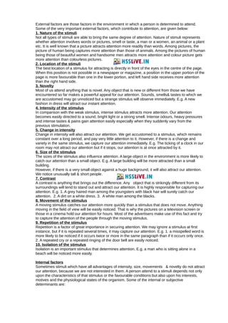 chapter 5-sensory, attentional and perceptual processes | PDF