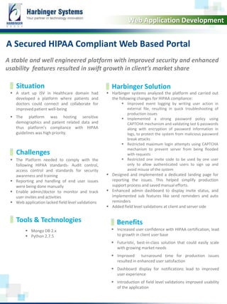 A Secured HIPAA Compliant Web Based Portal | PDF