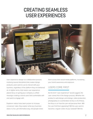 Creating Seamless User Experiences in Website Design | PDF