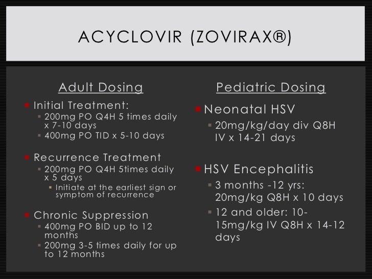 Zovirax