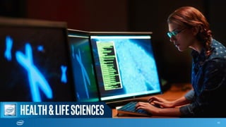 0
1
4S Xeon® E7-4890 v2 + Intel® SSD DC 3700
4S Xeon® E7-8890 v3 + Intel® TSX + Intel® SSD DC 3700
Intel Better Together: XEON + TSX + SSD
42
SAP*
Adaptive Server Enterprise (ASE)
 Exploit the value of massive amounts of data at the speed of business
with SAP ASE* running on the latest Intel® Xeon® processor E7 v3 family.
 Proven reliability and security for mission-critical application
environments and high-performance transaction-based applications
involving massive volumes of data at a lower TCO.
 Up to 1.65X faster transactions with the 4S Intel® Xeon® processor E7-
8890 v3 with Intel® TSX enabled, and with the Intel® SSD DC P3700 vs.
the 4S Intel® Xeon® processor E7-4890 v2 and the Intel® SSD DC S37001.
Enterprise Database
Up to 65%
Faster!
1 - Testing conducted on SAP ASE* comparing 4S Intel® Xeon® Processor E7-8890 v3 with 4S Intel® Xeon® Processor E7-4890 v2. Testing done by SAP. For complete configuration details, see SLIDE 87. Software and workloads used in
performance tests may have been optimized for performance only on Intel microprocessors. Performance tests, such as SYSmark and MobileMark, are measured using specific computer systems, components, software, operations and
functions. Any change to any of those factors may cause the results to vary. You should consult other information and performance tests to assist you in fully evaluating your contemplated purchases, including the performance of that
product when combined with other products. For more complete information visit http://www.intel.com/performance.
Copyright © 2015 Intel Corporation. All rights reserved. *Other names and brands may be claimed as the property of others.
SAP ASE* increased throughput from 673,674 to
1,114,220, up to 1.65X, with the 4S Intel® Xeon®
processor E7-8890 v3
Intel® TSX helps SAP ASE process more transactions
faster and at a lower cost.
Intel® Xeon® Processor E7-8800/4800 v3 Family
Workload: TPC-C workload
www.sap.com/
Normalizedperformance
N E W
 