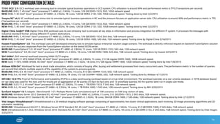 * Other Names and Brands May Be Claimed as the Property of Others
ConfigurationDetails
Microsoft Windows Server* and Intel® Xeon® Processor E7 v3 Family
74
Software and workloads used in performance tests may have been optimized for performance only on Intel microprocessors.
Performance tests, such as SYSmark and MobileMark, are measured using specific computer systems, components, software, operations and functions. Any change to any of those factors may cause the results to vary. You should consult other
information and performance tests to assist you in fully evaluating your contemplated purchases, including the performance of that product when combined with other products. For more complete information visit http://www.intel.com/performance.
1. Up to 3.6x memory bandwidth based on STREAM(triad) benchmark comparing baseline Intel® Server platform with four Intel® Xeon® Processor X7560, 64x4GB DDR3-1066 scoring 71.578 GB/sec (source: Intel® technical report #1129) to the new Intel®
Server platform with four Intel® Xeon® Processor E7-8890 v3, 64x16GB DDR4-1600 scoring 269.7 GB/sec. (source: Intel® technical report #106).
2. Up to 2x performance based on Server Side Java* workload comparing baseline Intel® Emerald Ridge platform with four Intel® Xeon® Processor E7-4870 using Windows Server 2008 R2 scoring 58,054 to the new Intel Server platform with four Intel®
Xeon® Processor E7-8890 V3 using Windows Server* 2012 R2 scoring 116,560.
3. Up to 1.9x performance based on Server Side Java* workload comparing baseline Intel® Emerald Ridge platform with four Intel® Xeon® Processor E7-4870 using Windows Server 2008 R2 scoring 58,054 to the new Intel Server platform with four Intel®
Xeon® Processor E7-8890 V3 using Windows Server* 2008 R2 scoring 108,789.
4. Up to 7% performance improvement based on Server Side Java* workload comparing baseline Intel® Server platform with four Intel® Xeon® Processor E7-8890 V3 using Windows Server* 2012 R2 scoring 108,789 to Intel® Server platform with four
Intel® Xeon® Processor E7-8890 V3 using Windows Server* 2012 R2 scoring 116,560.
Copyright © 2015 Intel Corporation. All rights reserved.
Processor
Intel® Xeon® Processor
(formerly Westmere) E7-4870
Intel® Xeon® Processor
(formerly Westmere) E7-4870
Intel® Xeon® Processor
(formerly Haswell) E7-8890 v3
Intel® Xeon® Processor
(formerly Haswell) E7-8890 v3
(18C, 2.3 GHz, 145W)
Sockets 4 4 4 4
Memory
256 GB
(64x4 GB DDR3-1067)
256 GB
(64x4 GB DDR3-1067)
512GB
(16 x 8GB DDR4-2133)
512GB
(16 x 8GB DDR4-2133)
OS Distribution Windows Server 2008 R2 Windows Server 2012 R2 Windows Server 2008 R2
Windows Server 2012 R2
Ops Performance
(Server Side Java)
55,724 58,054 108,789 116,560
 