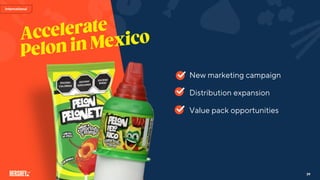 International
New marketing campaign
Distribution expansion
Value pack opportunities
39
 
