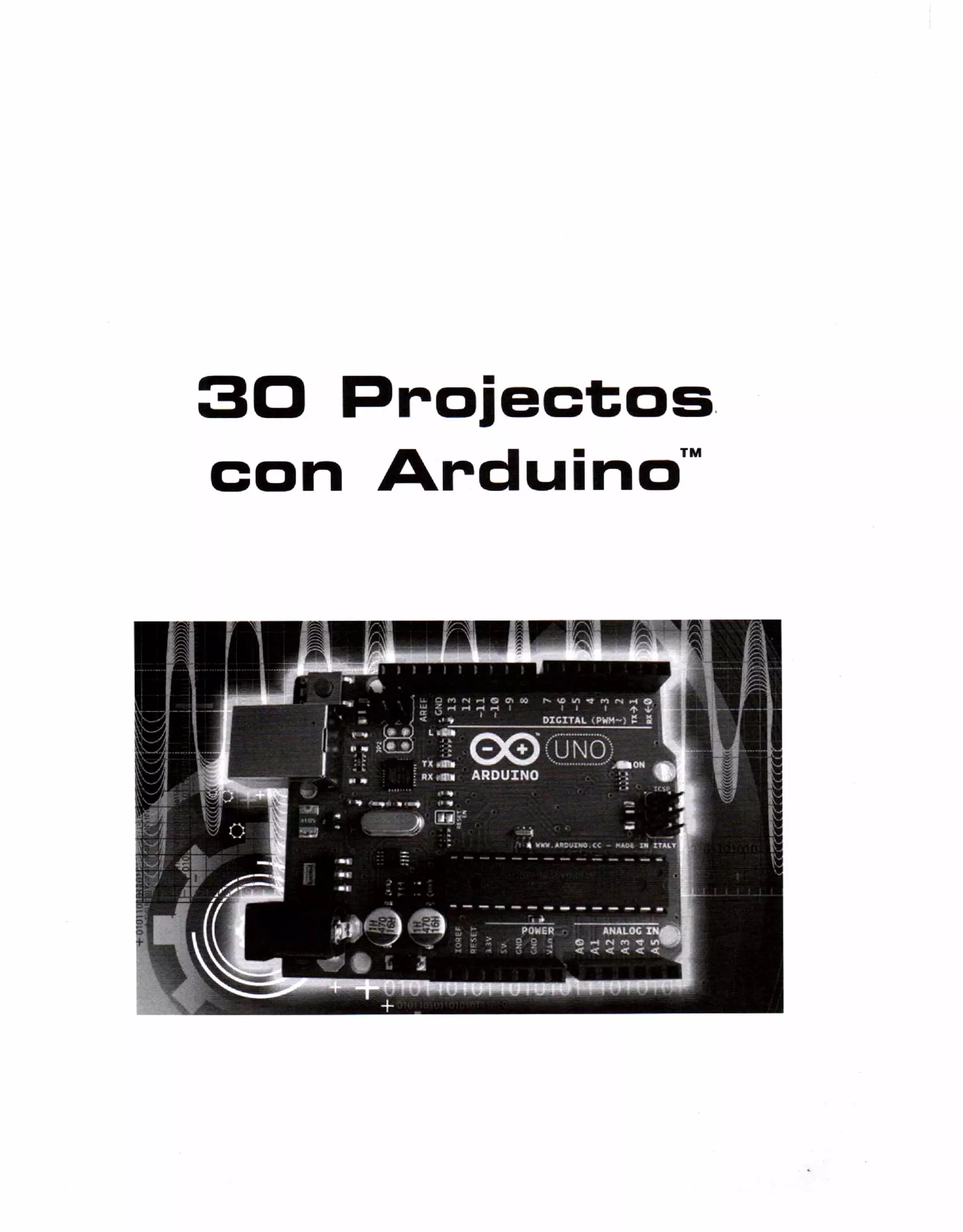 Arduino 30 proyectos con arduino pdf