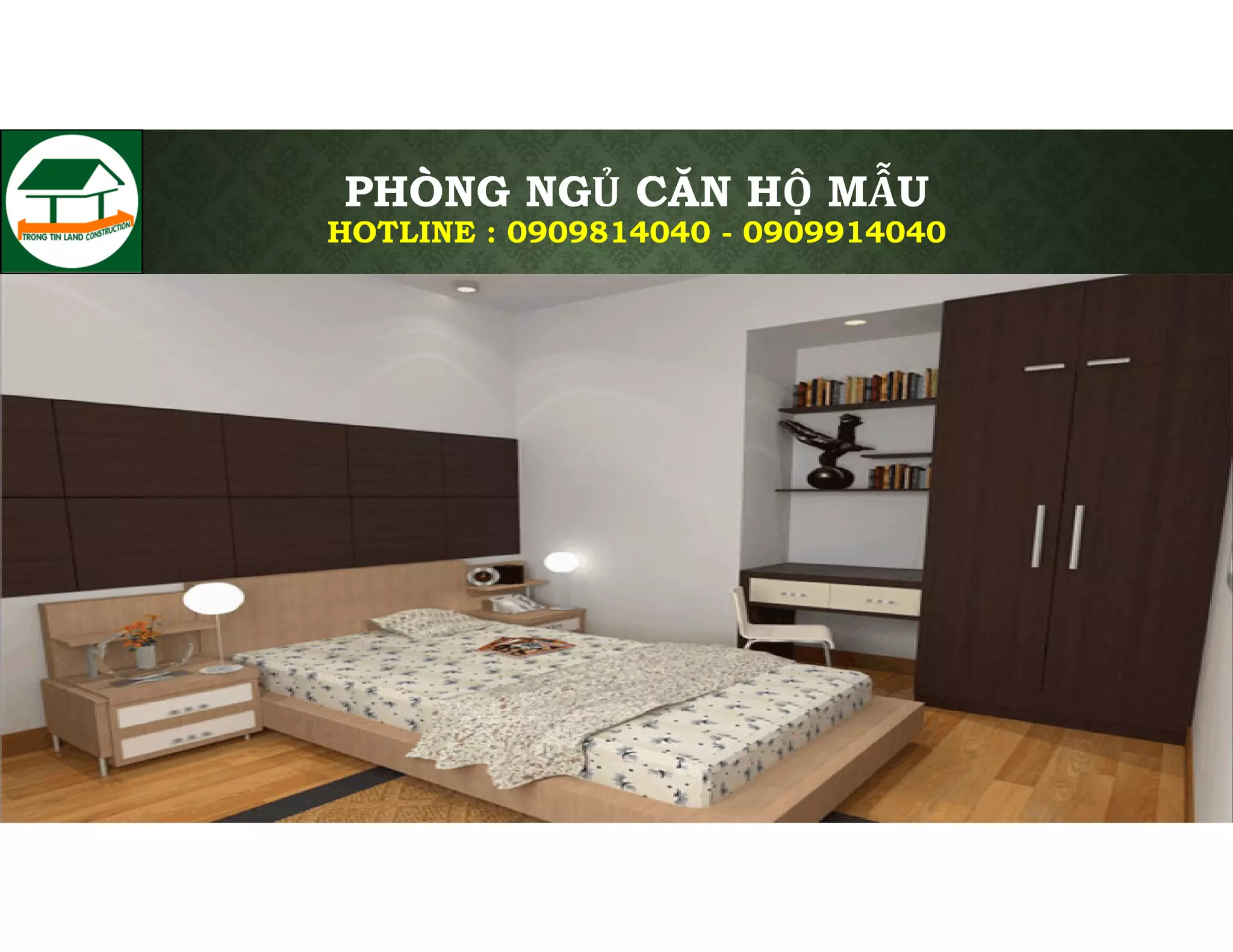 PHÒNG NGỦ CĂN HỘ MẪU
HOTLINE : 0909814040 - 0909914040

 