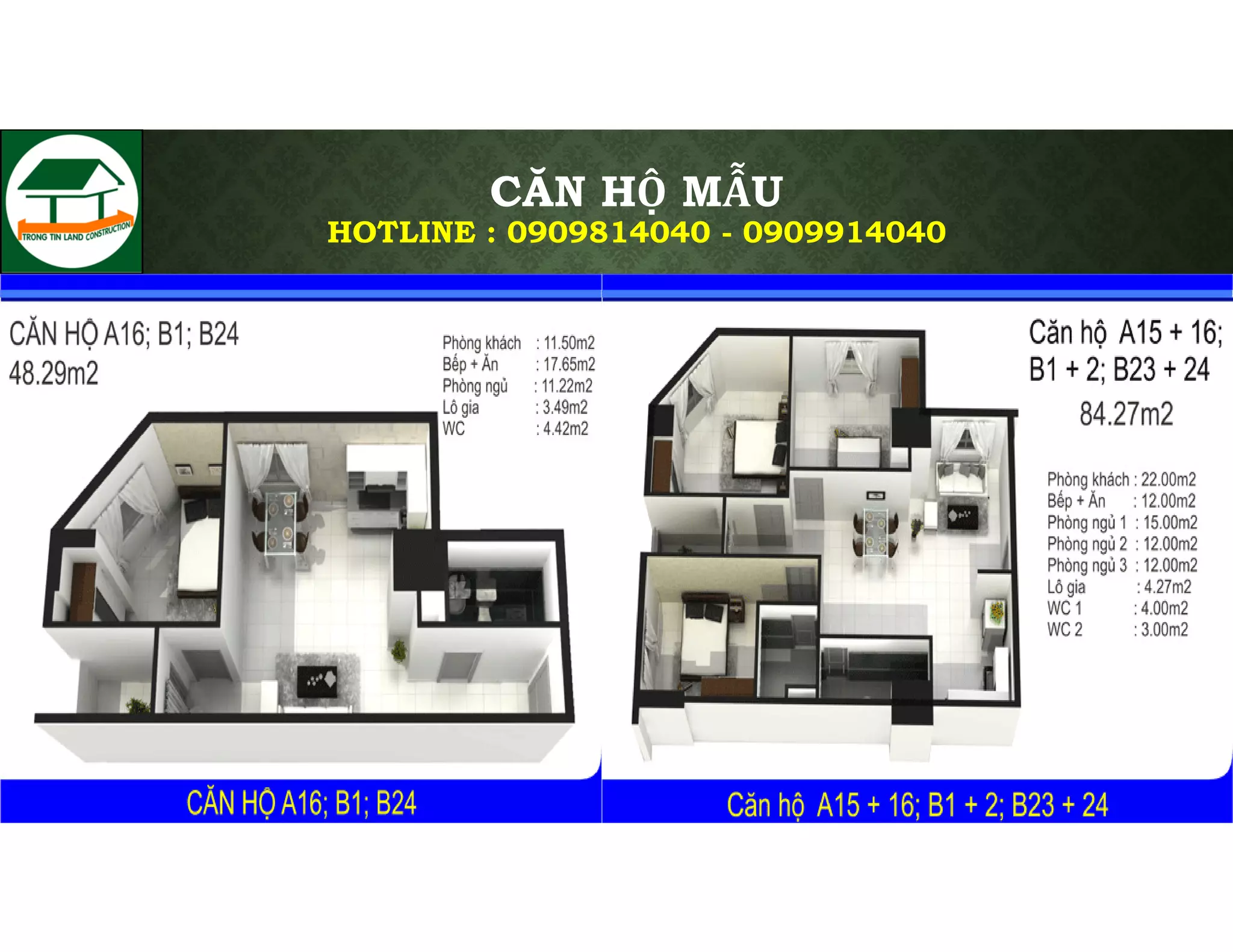 CĂN HỘ MẪU
HOTLINE : 0909814040 - 0909914040

 