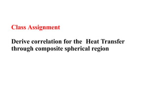 Heat Transfer Mechanism Though Composite Cylinder | PPTX