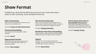 HT - Spotify Labs_show format and examples | PPT
