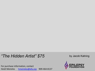 “Polka Dot” SOLD 
by Brennan Cabrera 
Kentucky 
For purchase information, contact 
Heidi Meireles 
hmeireles@efa.org 909-464-8137 
 