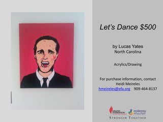 “A Single Shot” $450 by Devon Franz 
For purchase information, contact 
Heidi Meireles hmeireles@efa.org 909-464-8137 
 