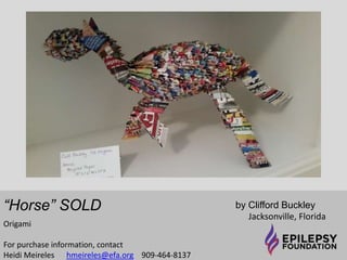 “Time” $500 
by Vincent Buchinsky 
Newton, New Jersey 
Mixed Media, Acrylic 
For purchase information, contact 
Heidi Meireles 
hmeireles@efa.org 909-464-8137 
 