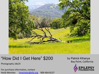 Surf Works $725 by Kevin Kelley 
Las Vegas, Nevada 
Metal 2x3 
For purchase information, contact 
Heidi Meireles hmeireles@efa.org 909-464-8137 
 