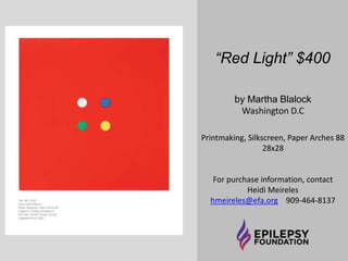 “Omega” $50,000 by Trish Barnes 
New Sharon, Maine 
Stained glass pyramid 12 x 12 
For purchase information, contact 
Heidi Meireles hmeireles@efa.org 909-464-8137 
 