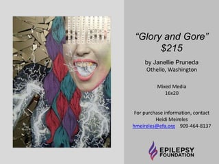 “Portrait of Winston 
Churchill” $1,500 
by Nathan Plung 
West Richland, Washington 
Needlepoint/Finer Art 
16.5x14 
For purchase information, contact 
Heidi Meireles 
hmeireles@efa.org 909-464-8137 
 