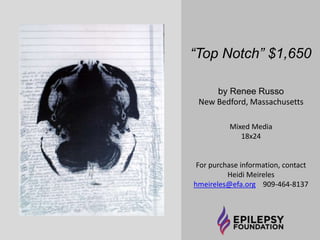 “A New Dawn” $375 by Jude Rouslin 
Sarasota, Florida 
Computer Generated 16x12 
For purchase information, contact 
Heidi Meireles hmeireles@efa.org 909-464-8137 
 