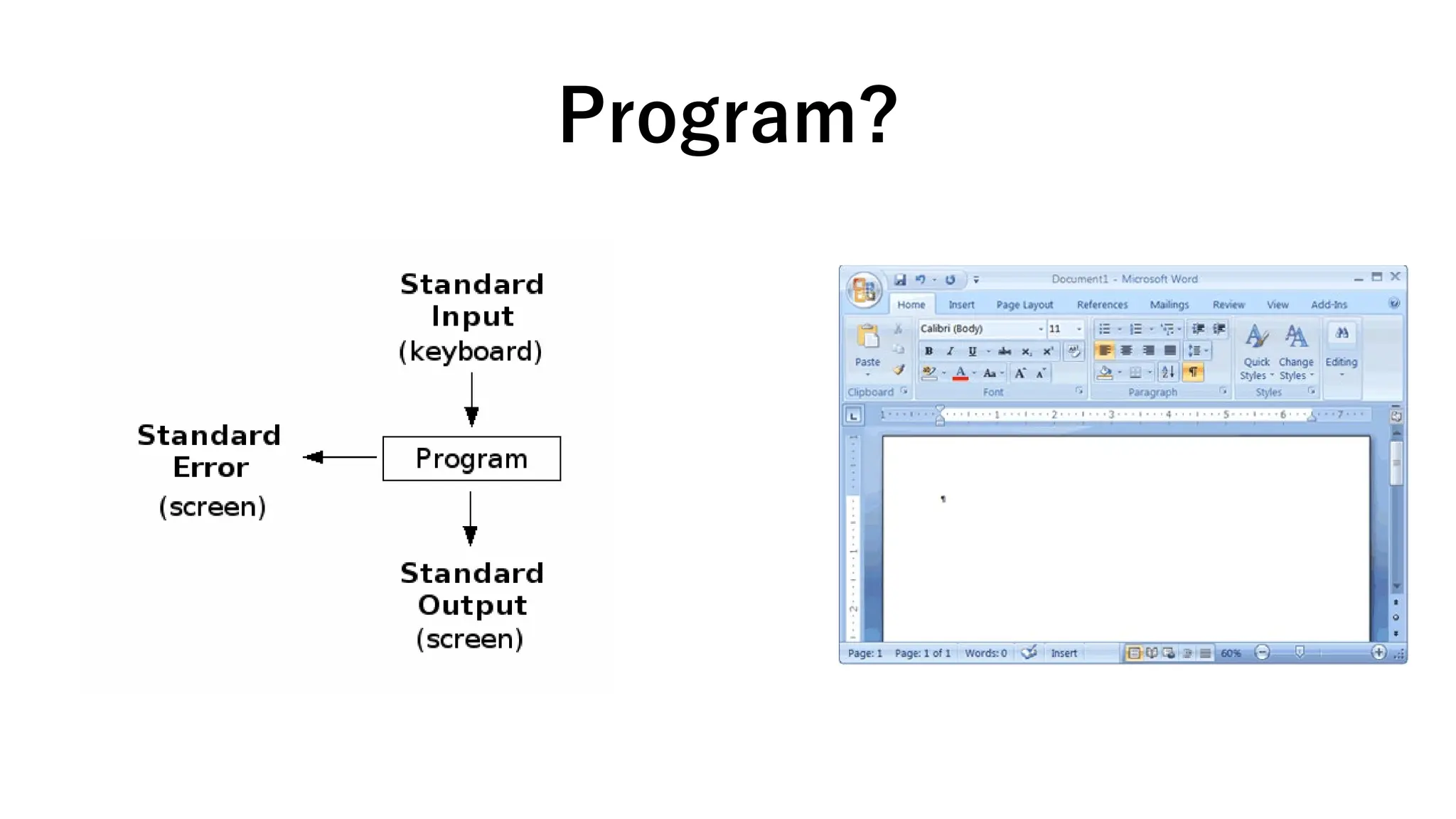 Program?
 