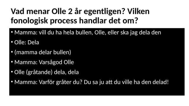 Barns språk- och kommunikationsutveckling | PPT