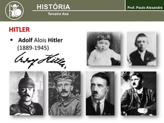 HITLER
 Adolf Alois Hitler
(1889-1945)
 
