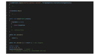 Boas práticas em programação