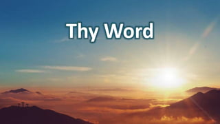 Thy Word
 