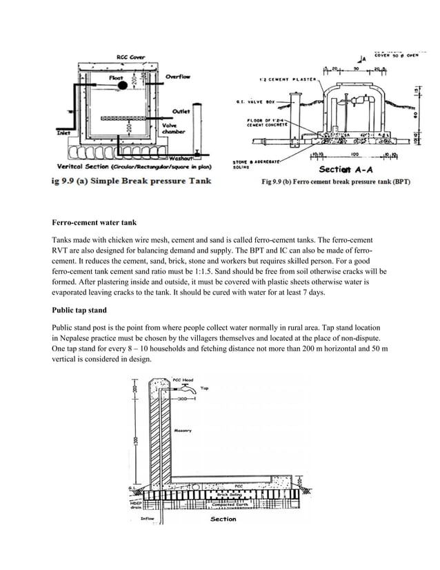 Chapter 9 gravity flow water supply system PDF