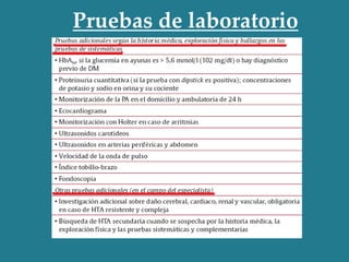 Pruebas de laboratorio
 