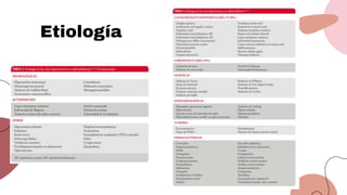 Etiología
 