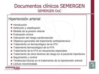 Documentos clínicos SEMERGEN
SEMERGEN DoC
 